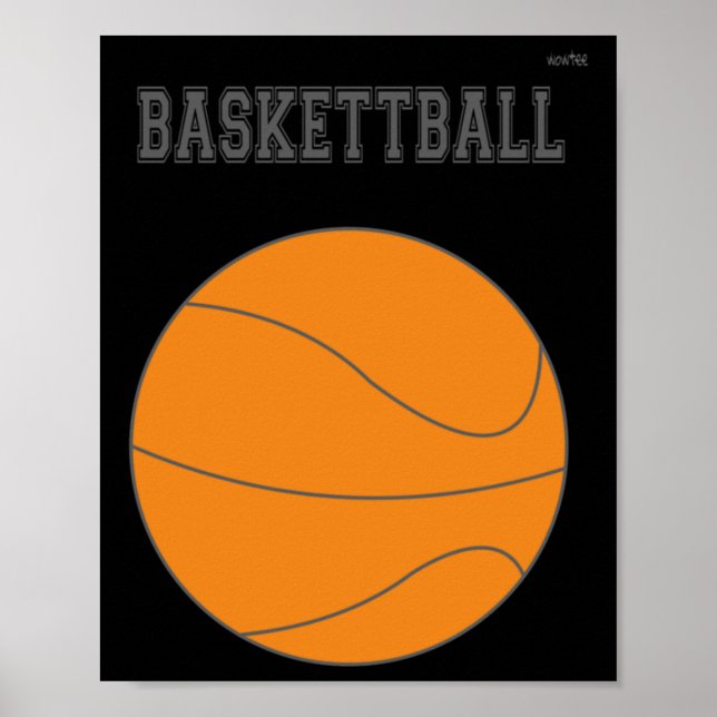 Poster Gráfico de basquete nº 1 (Frente)