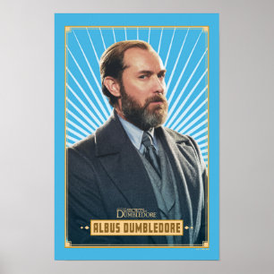 Poster Gráfico de Caracteres Albus Dumbledore