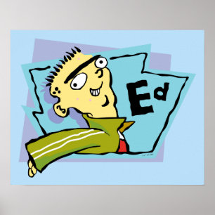 Poster Gráfico de Caracteres Ed