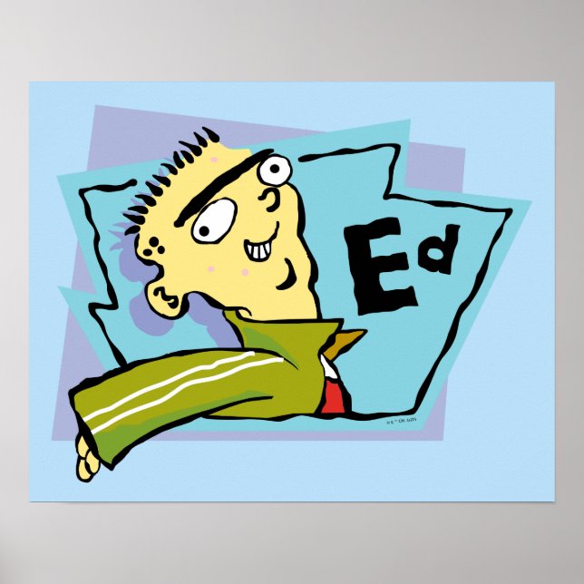 Poster Gráfico de Caracteres Ed (Frente)