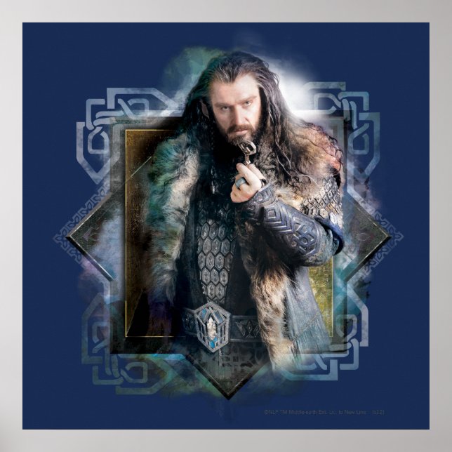 Poster Gráfico de Caracteres THORIN OAKENSHIELD™ (Frente)
