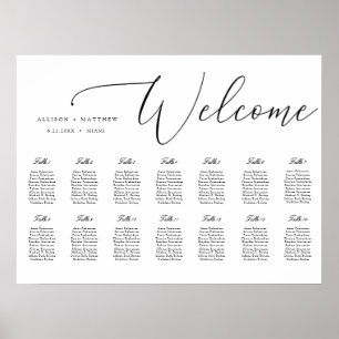 Poster Gráfico de Casamento