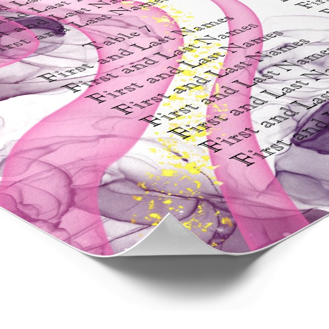 Poster Gráfico de Casamento (Borda)