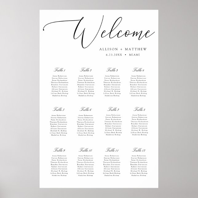 Poster Gráfico de Casamento (Frente)