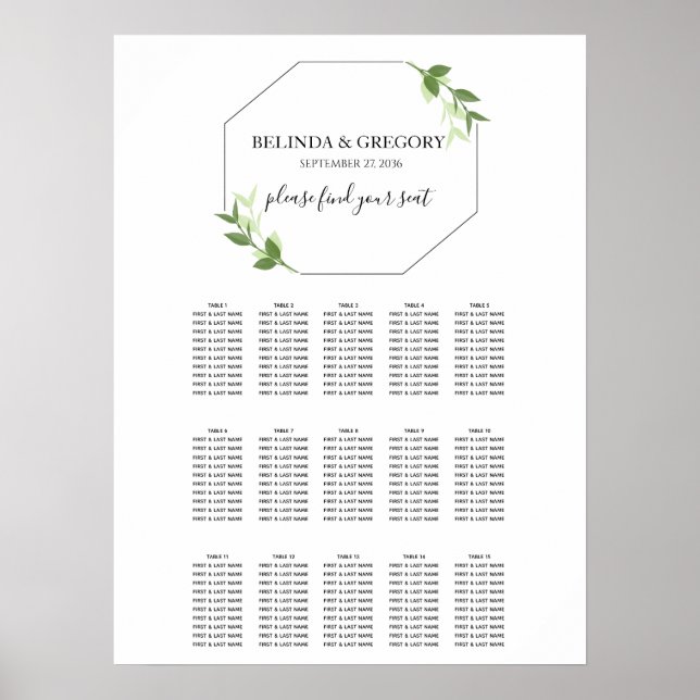 Poster Gráfico de Casamento de Casamento de Casamento do  (Frente)