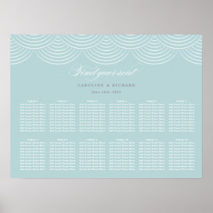 Poster Gráfico de Casamento de Casamentos de Arte Deco Mi