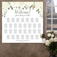 Gráfico de Casamento de Casamentos de Rosas Branca