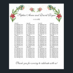 Poster Gráfico de Casamento de Casamentos Feriados de inv<br><div class="desc">Design elegante e único com galhos de pinheiro de cor d'água,  bagas,  bolas de Natal,  arranjo de mãos douradas como uma coroa de férias de inverno em branco. Use a ferramenta Personalizar para adicionar suas informações. Para mais ideias,  visite minha Coleção de Feriados de Mãos Douradas.</div>