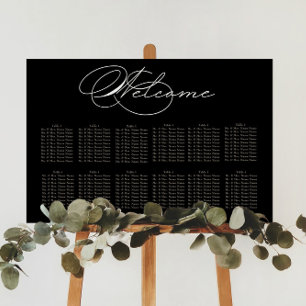 Poster Gráfico de Casamento de Tipografia Luxuosa