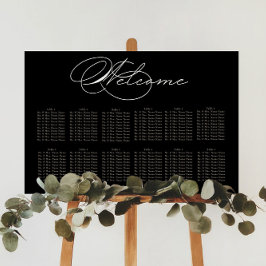 Poster Gráfico de Casamento de Tipografia Luxuosa