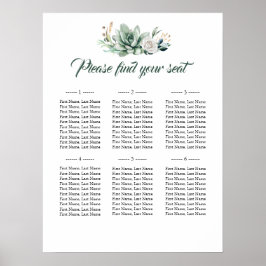 Poster Gráfico de Casamento Elegante