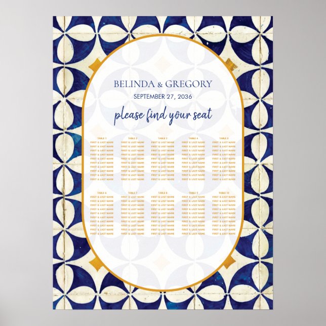 Poster Gráfico de Casamento em Português Vintage (Frente)