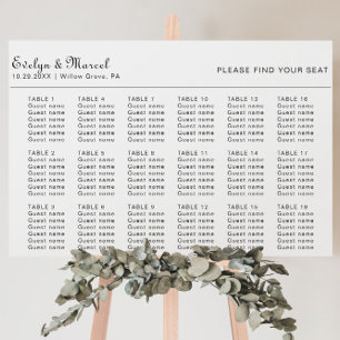 Poster Gráfico de Casamento Minimalista da Caligrafia