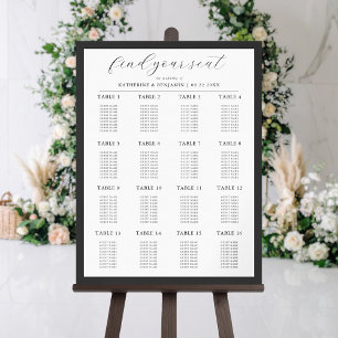 Poster Gráfico de Casamento Minimalista Moderno