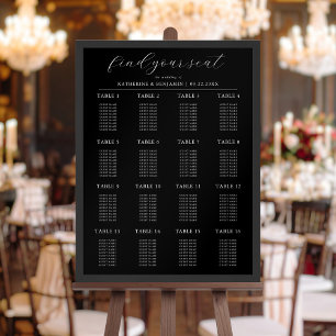 Poster Gráfico de Casamento Minimalista Moderno
