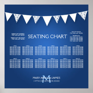 Póster Gráfico de Casamento Monograma Monograma de Cozedu