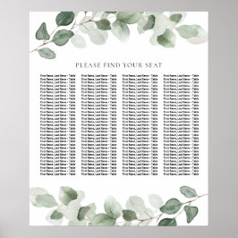 Poster Gráfico de Casamento Verde Moderno