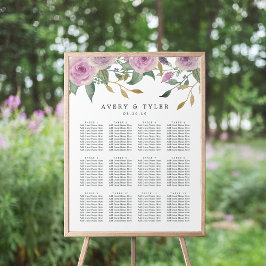 Poster Gráfico de Casamento Violet & Sage