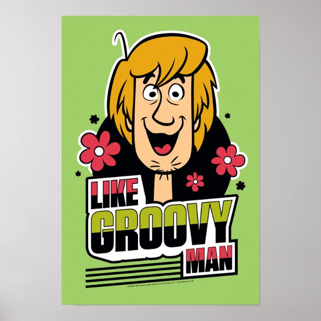 Poster Gráfico de "Como o Homem de Groovy" (Frente)