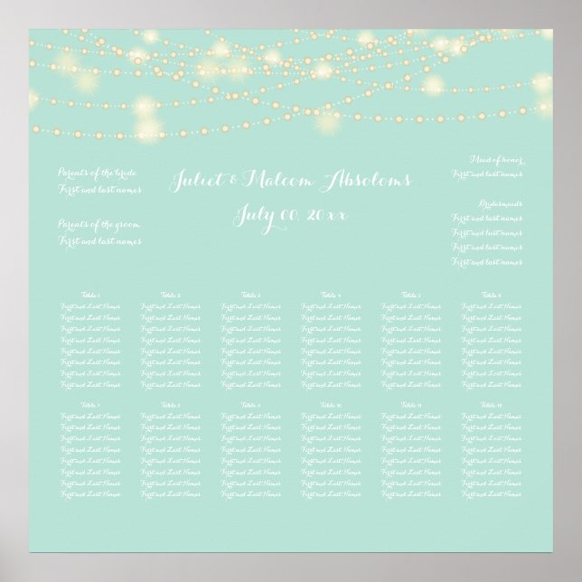 Póster Gráfico de cores/luzes do PixDezines DIY (Frente)