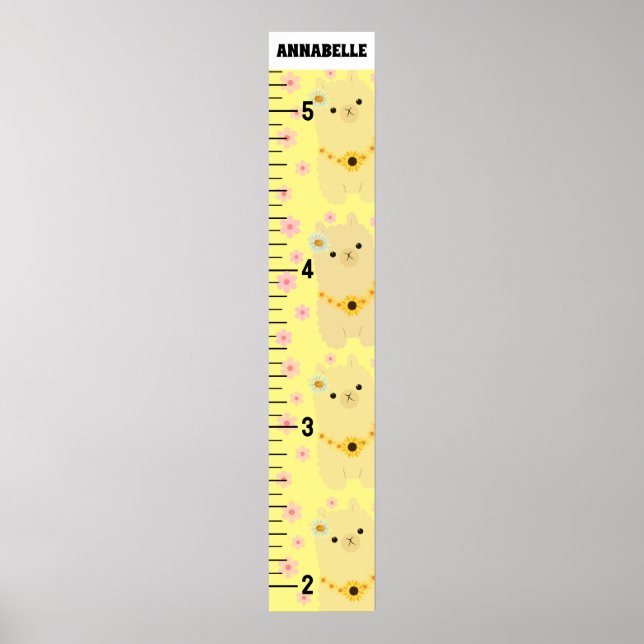 Poster Gráfico de Crescimento da Energia Llama (Frente)