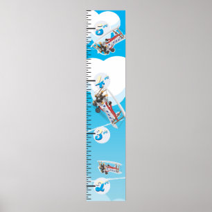 Poster Gráfico de crescimento das aeronaves