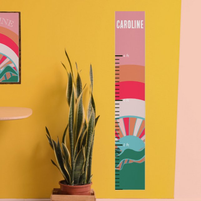 Poster Gráfico de Crescimento das Pequenas Raparigas Colo (Criador carregado)