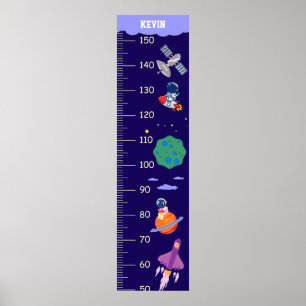 Poster Gráfico de Crescimento do Espaço em Cuta para Rapa