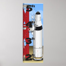 Póster Gráfico de Crescimento do Lançamento da Contagem d