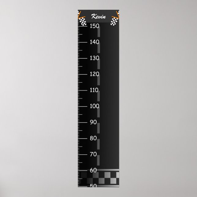 Poster Gráfico de Crescimento dos Circuitos de Corrida Cu (Frente)