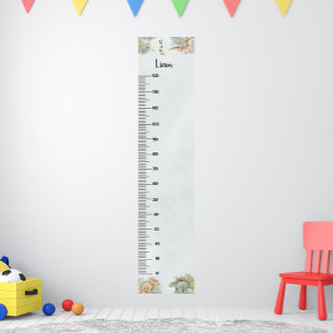 Poster Gráfico de Crescimento Monograma Nome Personalizad