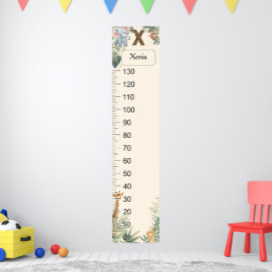 Poster Gráfico de Crescimento X Monograma Nome Personaliz