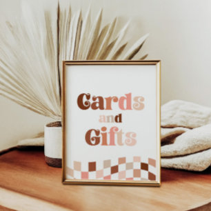 Poster Gráfico de duas placas de segundo aniversário e pr