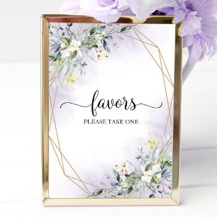 Poster Gráfico de Favoritos Geométricos Eucalyptus