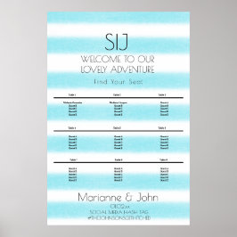 Poster Gráfico de Localização do Logotipo de Faixa de Cor