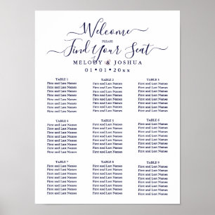 Poster GRÁFICO DE marinho AZUL CORAÇÃO AZUL COR DE DIY