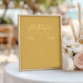 Poster Gráfico de Meninos ou Meninos do Gênero Honeycomb