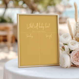 Poster Gráfico de Meninos ou Meninos do Gênero Honeycomb