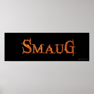 Póster Gráfico de nomes SMAUG™