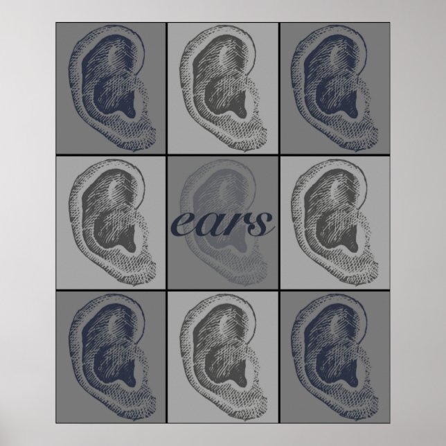 Poster Gráfico de Oito Anos (Frente)