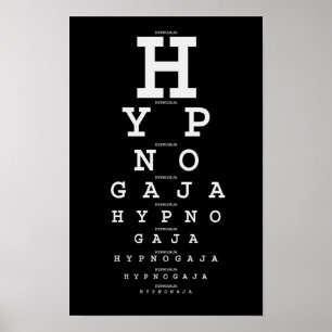 Póster Gráfico de Olhos