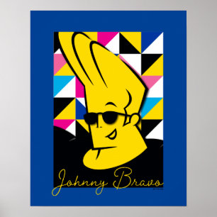 Poster Gráfico de Pop de Arte Johnny Bravo