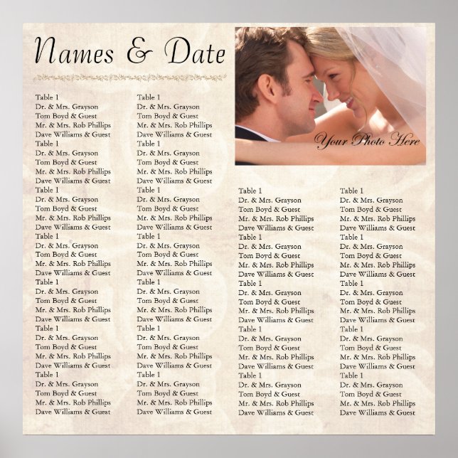 Póster Gráfico de Recepção (Frente)