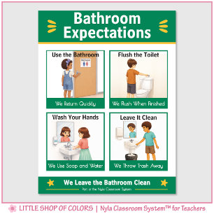 Poster Gráfico de Referência para Sala de Aula: Expectati