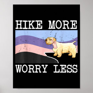 Poster gráfico de Sealyham terrier faça caminhada mais pr