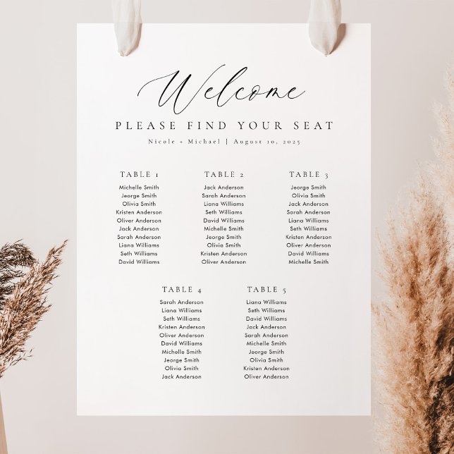 Poster Gráfico de Seções de Boas-vindas do Mesa (Criador carregado)