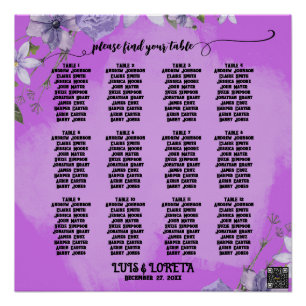 Póster Gráfico de Seções de Casamento de Escritura