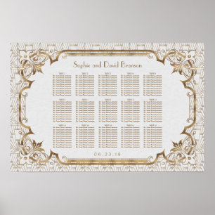 Poster Gráfico de Seções por Deco do Excelente Branco Dou
