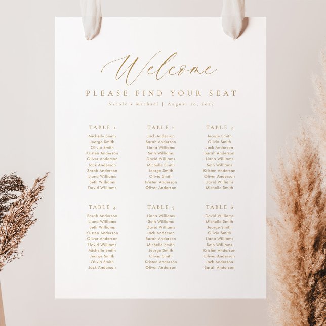 Poster Gráfico de Sede de Boas-vindas do Mesa (Criador carregado)