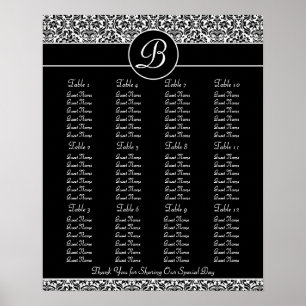 Poster Gráfico de Sentação da Recepção do Casamento tema 